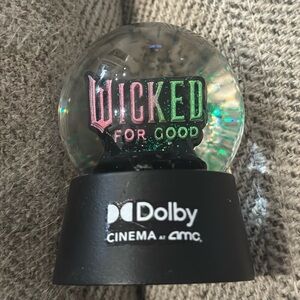 New Wicked For Good Dolby 2025 AMC Exclusive Mini Snow Globe - Set Of 2